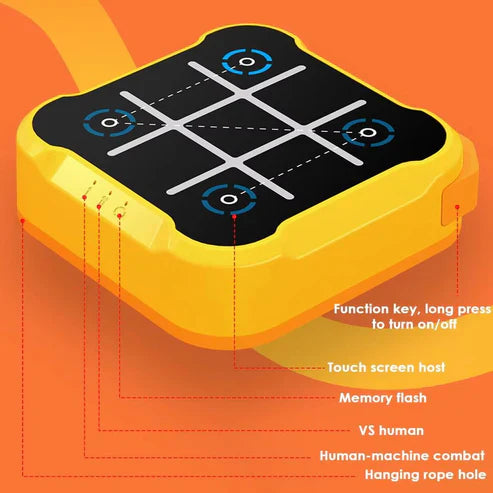 Tic Tac Toe Bolt Game – 3-in-1 Handheld Puzzle & Strategy Game for Kids & Adults