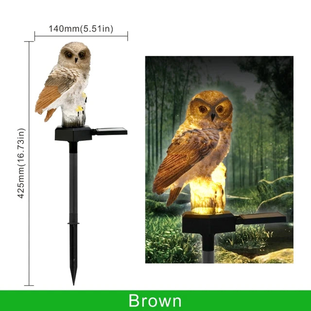 Solar Owl Garden Light – Waterproof LED Outdoor Decorative Lamp