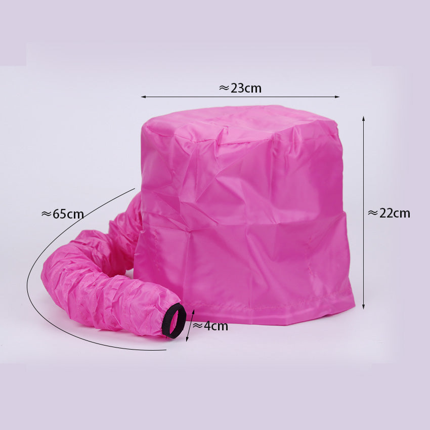 Hair Dryer Bonnet Hood - Portable Soft Cap for Deep Conditioning & Styling
