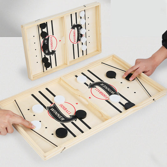 Foosball Winner Games Table Hockey Game - Mini Desktop Air Hockey for Kids & Adults