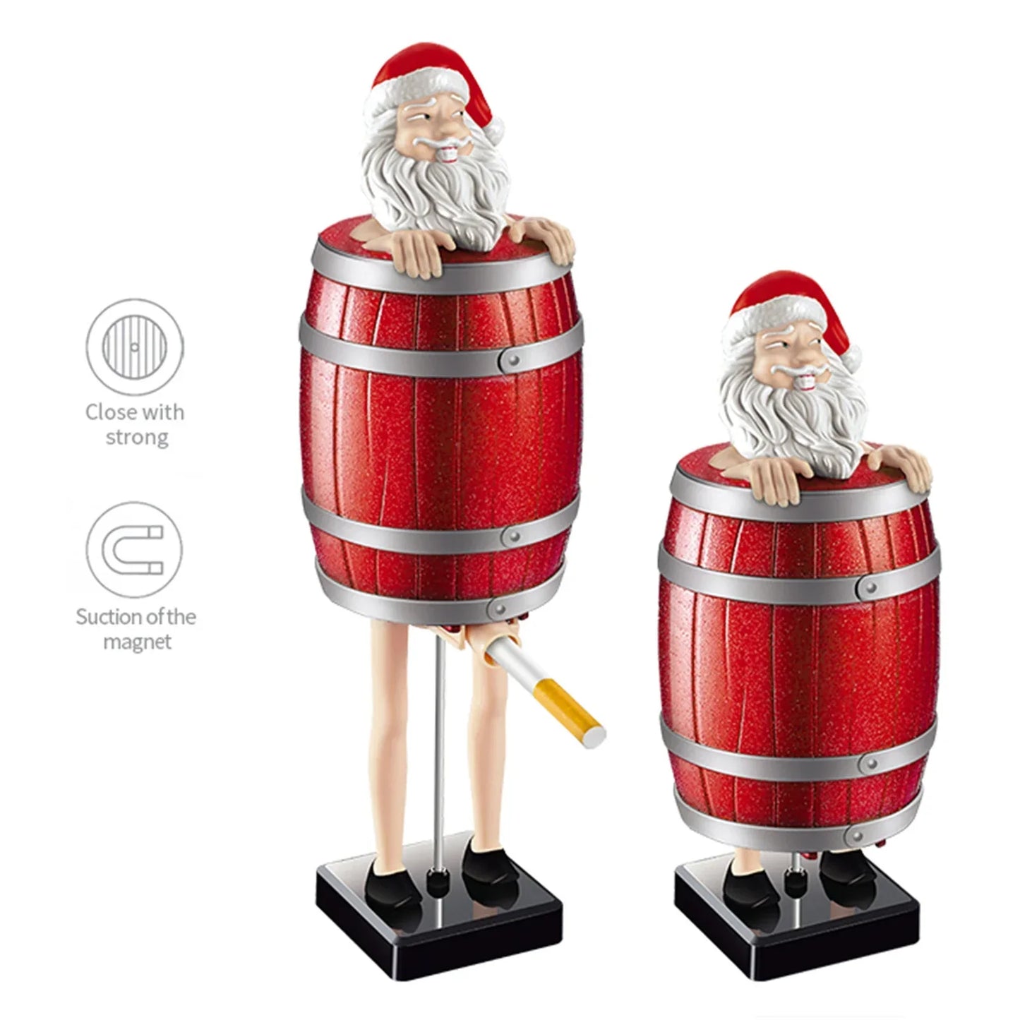 Strange Uncle Santa Cigarette Dispenser Case – Novelty Automatic Cigarette Holder Gift