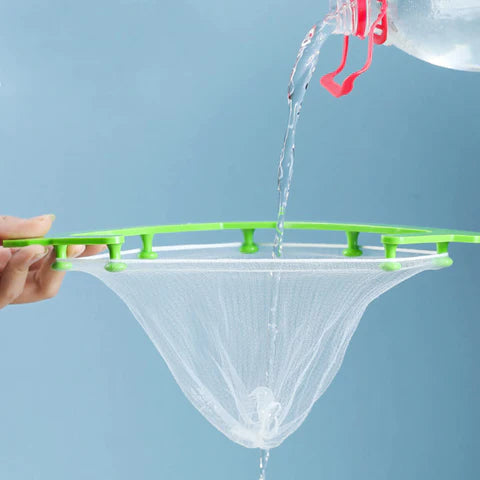 Triangle Corner Sink Filter Holder – Kitchen Drain Strainer with 60 Bags