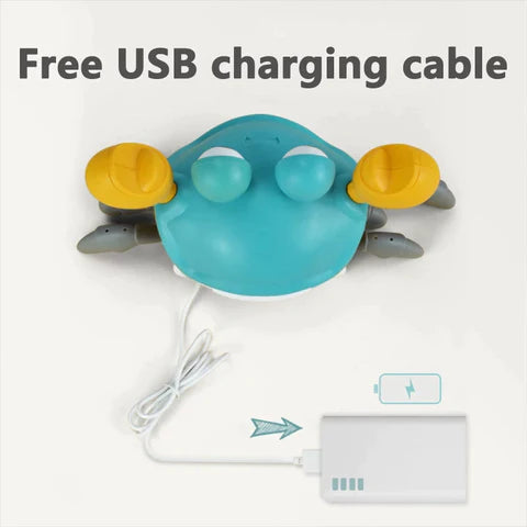 Bath Induction Crab Toy – Interactive Water Sensor Baby Bath Toy for Kids
