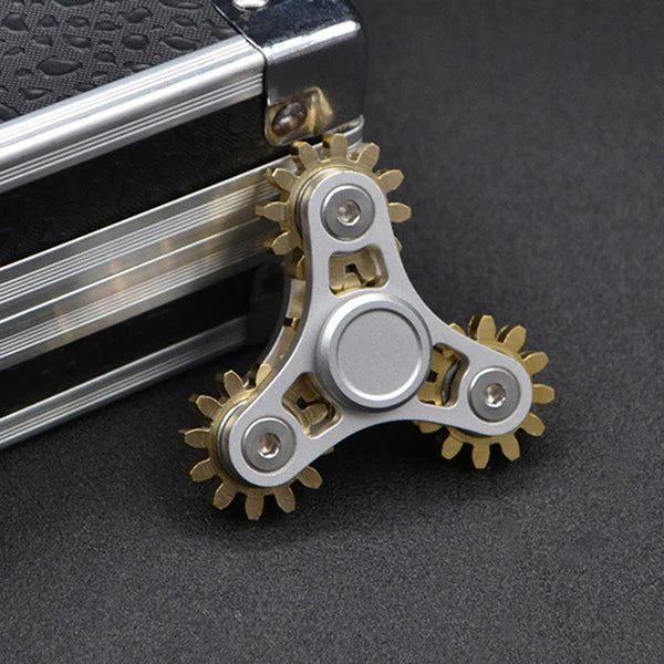 Gears Fidget Spinner – Mechanical Stress Relief Desk Toy
