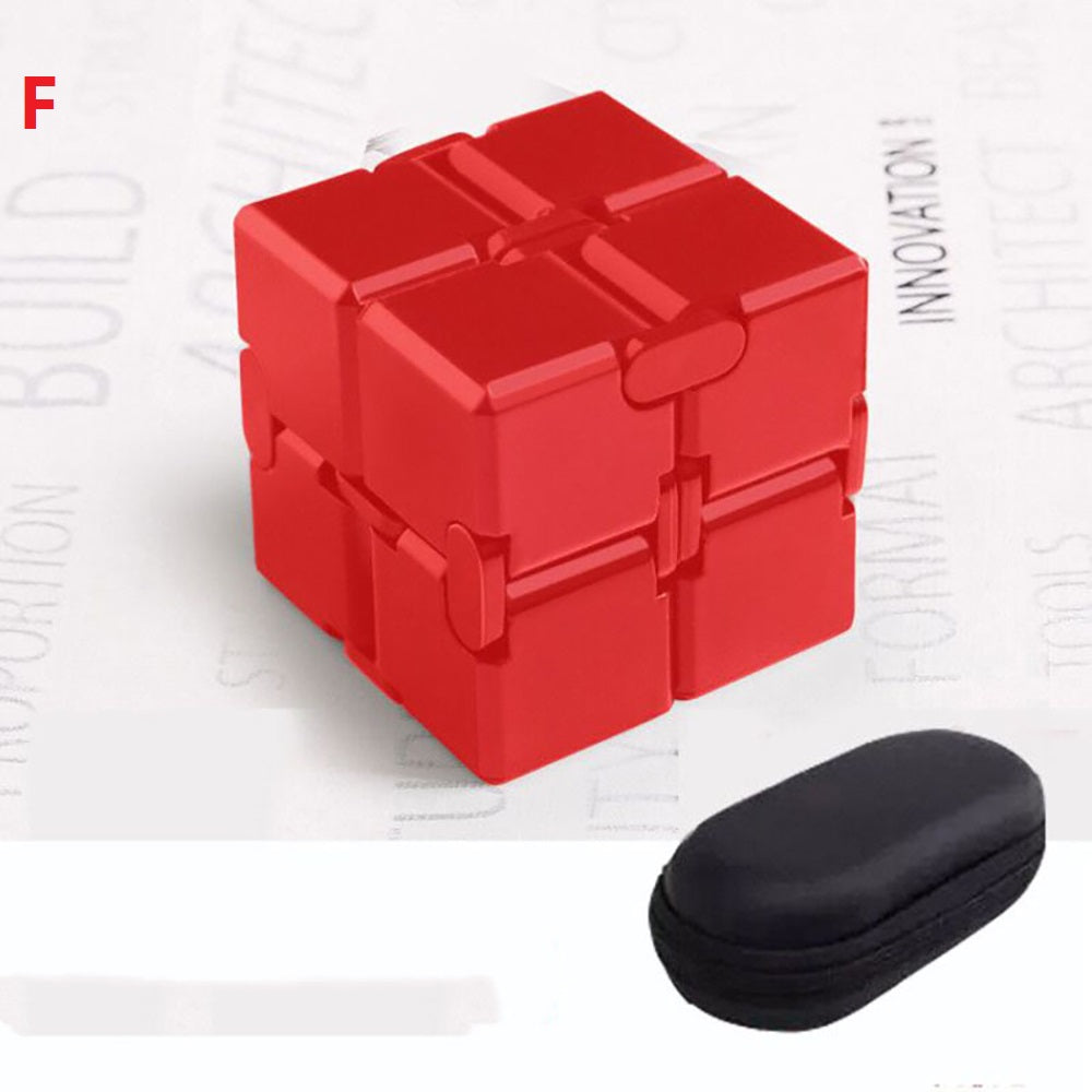Infinite Magic Cube - Aluminum Alloy Fidget Cube Stress Relief Toy