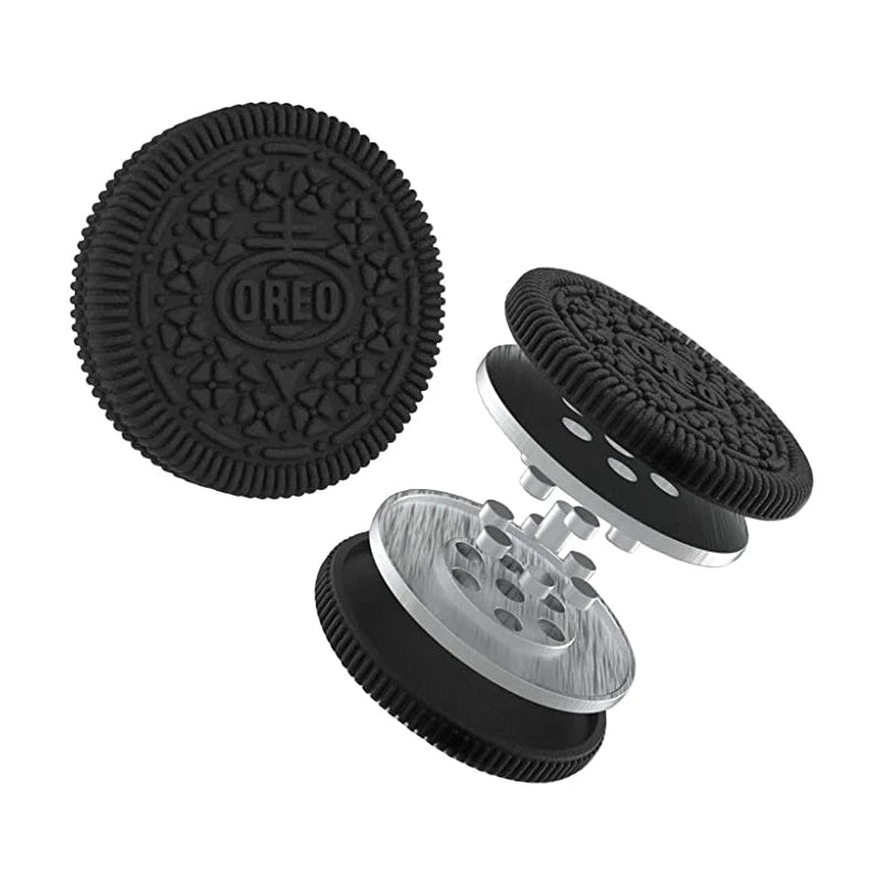Magnetic Haptic Coin Spinner - Cookie Design Fidget Toy with Sound