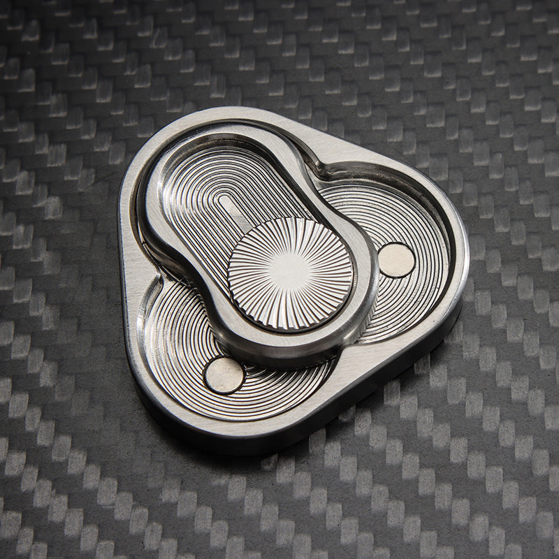 Triangle Magnetic Slider - Rotating Push Fidget Toy for Stress Relief & ADHD
