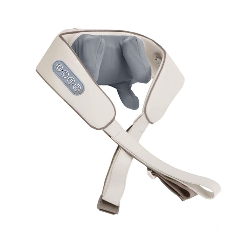 Shiatsu Neck Massager - Wireless 5D Kneading with Heat for Back, Shoulder & Body