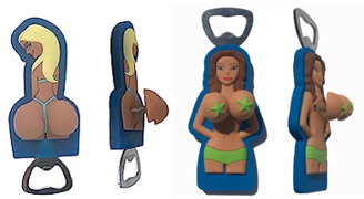Bobble Babe Bottle Opener – Funny Novelty Bar Tool & Gag Gift for Adults
