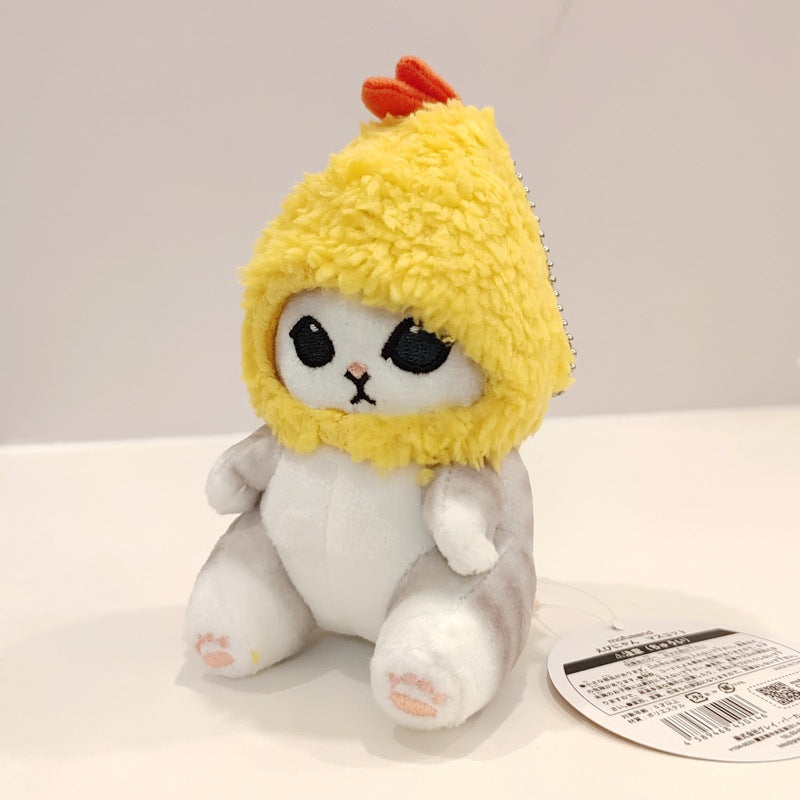 Cute Plush Toy - Shark Cat Fried Shrimp Soft Stuffed Animal Pillow