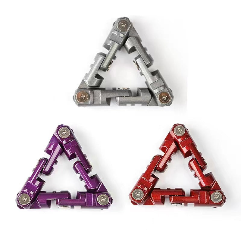 Infinite Flip Chain Fidget Toy - Metal Alloy Stress Relief Bracelet