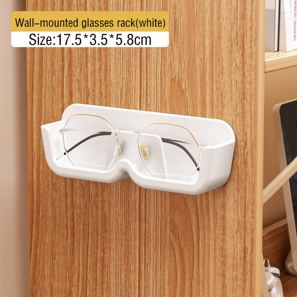 Wall-Mounted Glasses Holder - Adhesive Eyewear Organizer Storage Rack