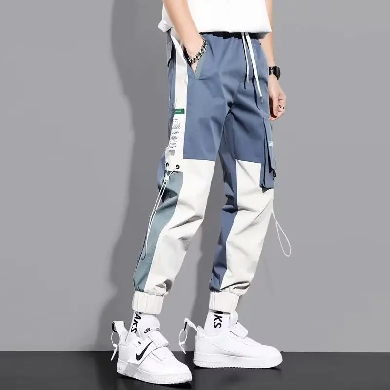 Ribbon Harem Jogger Pants – Classic Streetwear Casual Trousers for Men