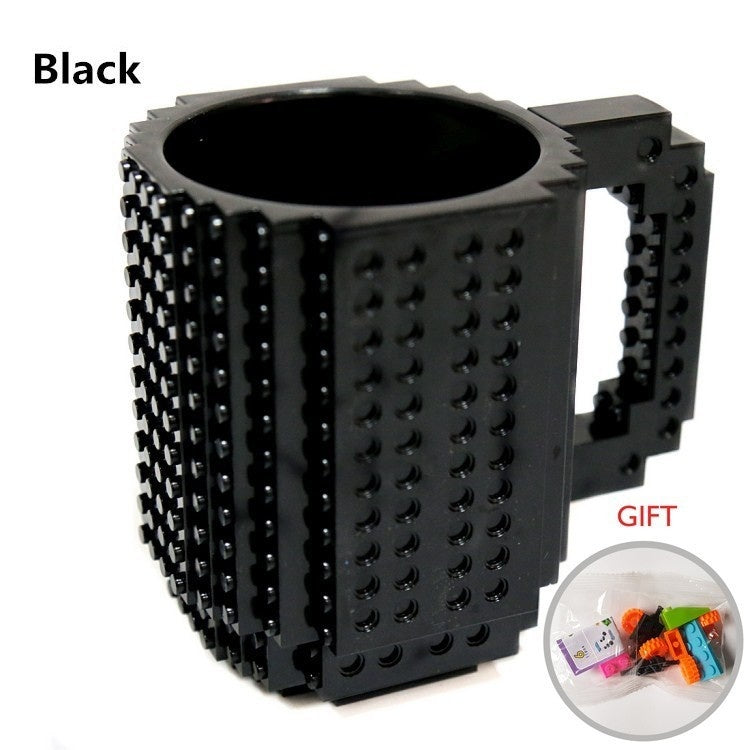 Build-On Brick Mug - Creative LEGO-Style Coffee Cup with Building Blocks
