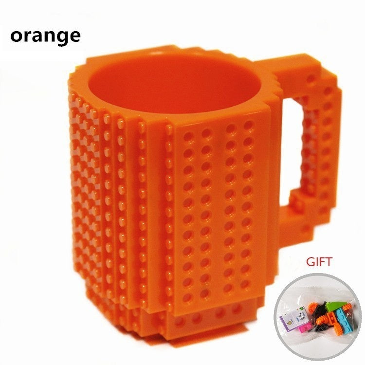 Build-On Brick Mug - Creative LEGO-Style Coffee Cup with Building Blocks