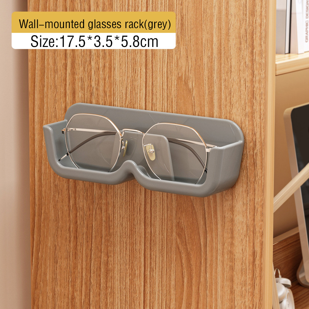 Wall-Mounted Glasses Holder - Adhesive Eyewear Organizer Storage Rack