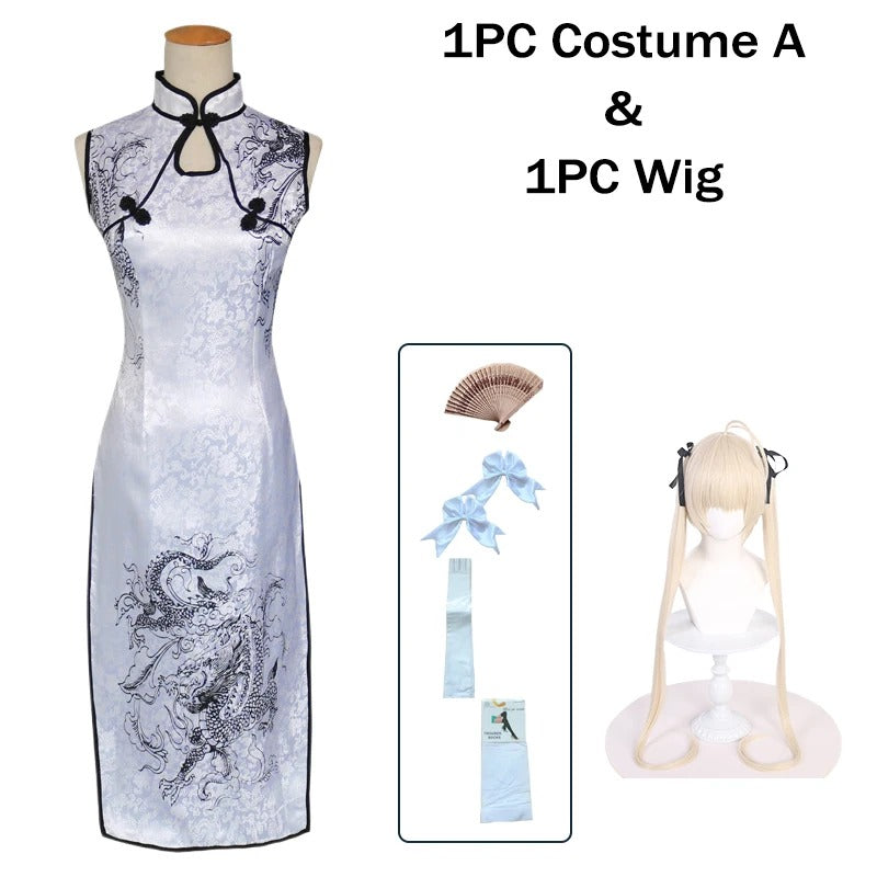 Sora Kasugano Anime Cosplay Costume – Costume & Wig Set