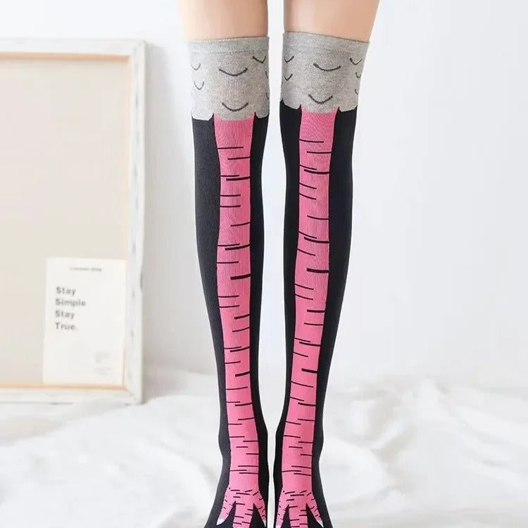 Funny 3D Chicken Socks - Novelty Animal Socks for Men & Women