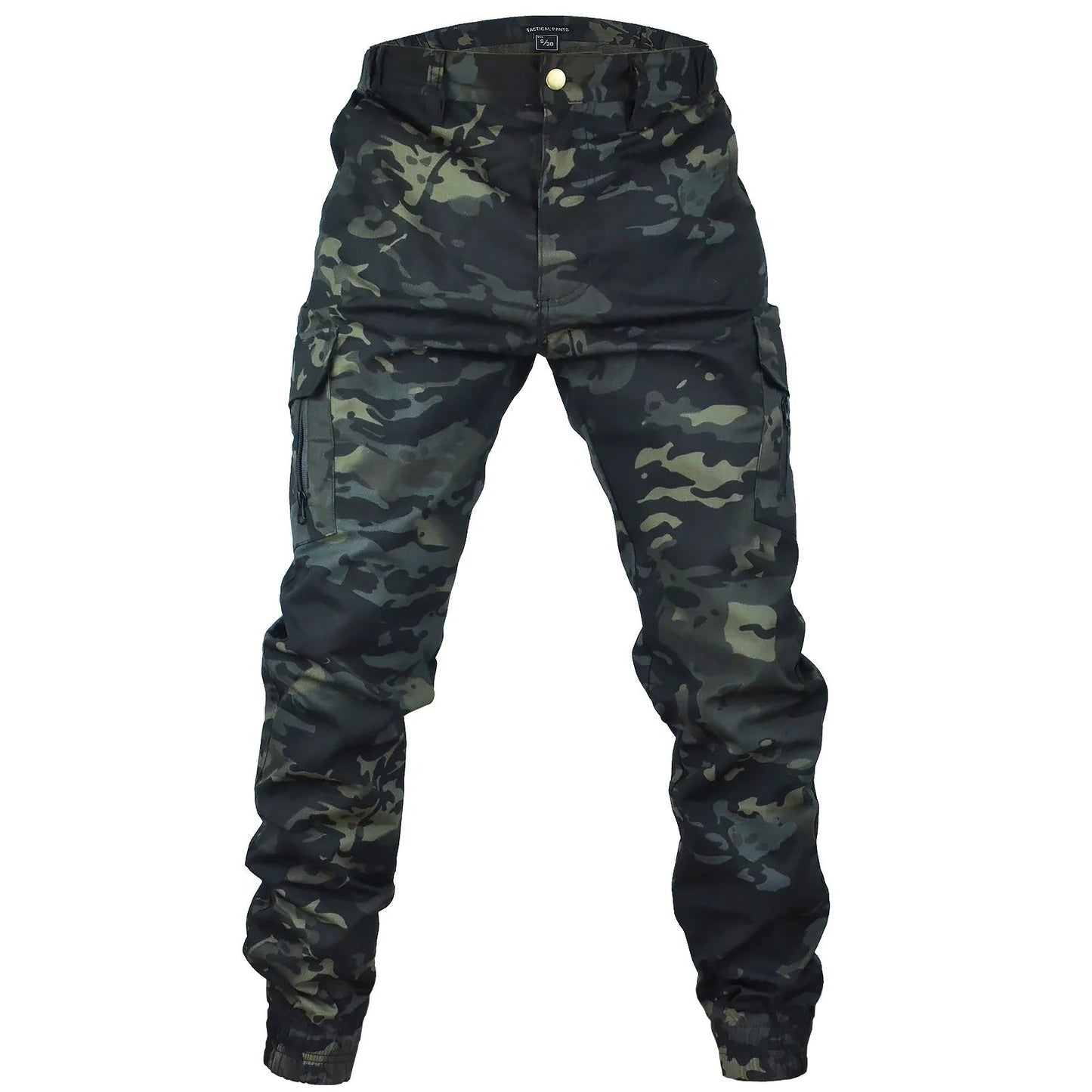 Men’s Tactical Ripstop Cargo Jogger Pants – Durable Outdoor Multi-Pocket Combat Trousers
