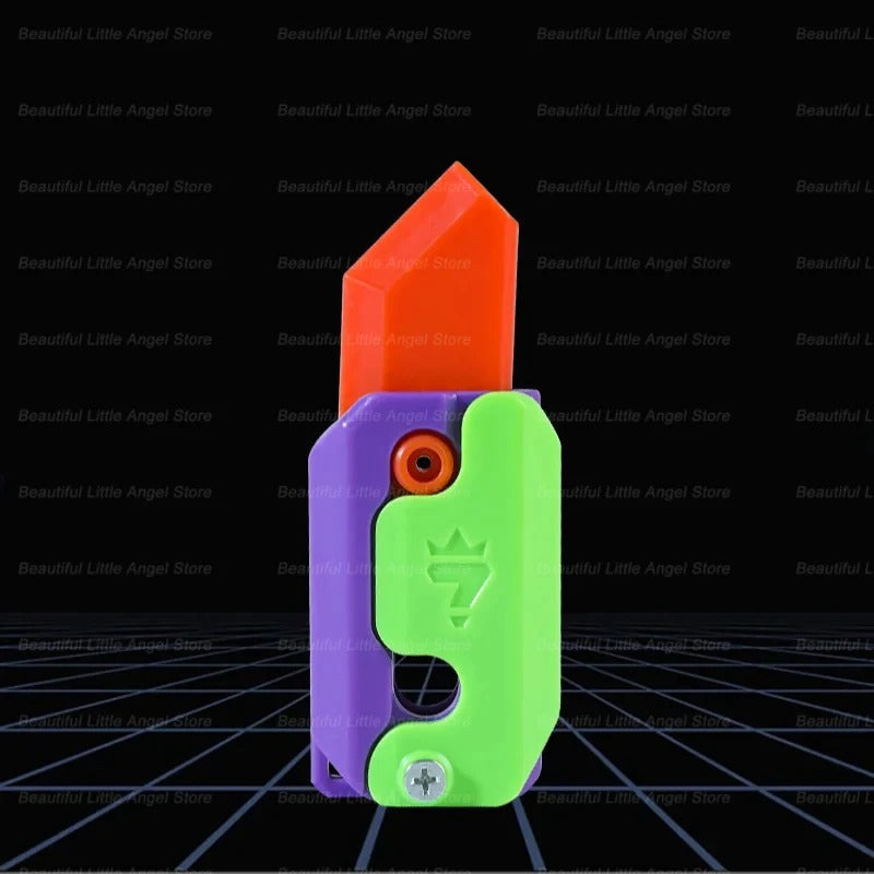 3D Printed Gravity Claw Knife Toy – Stress Relief Fidget Toy
