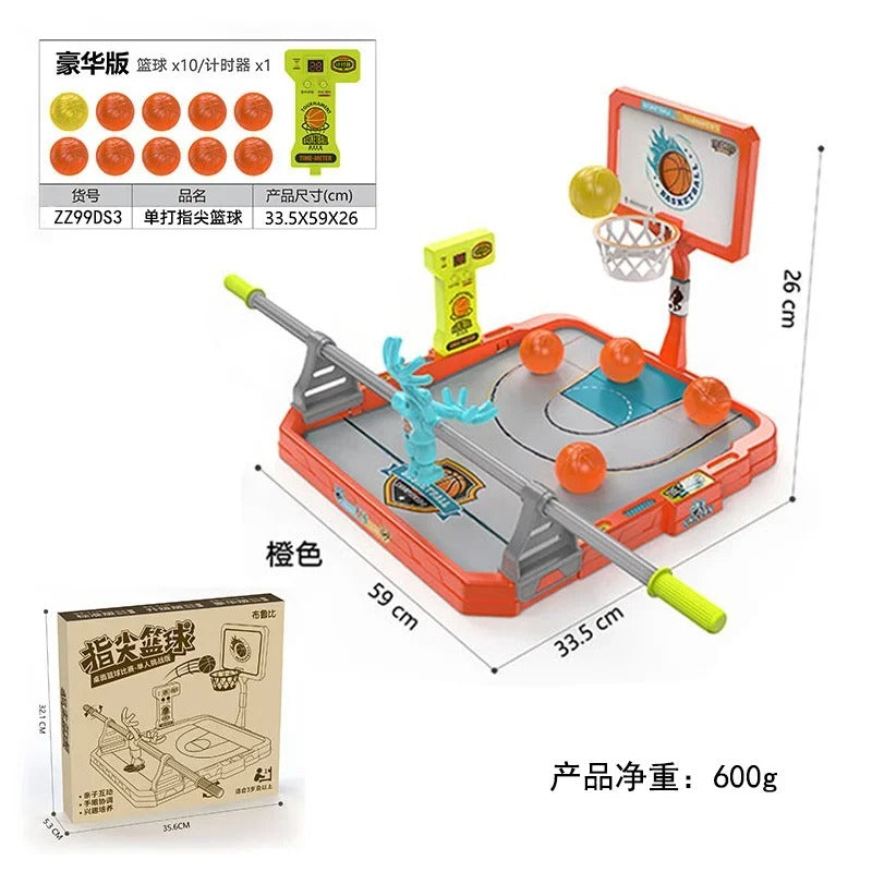 Fingertip Basketball Table Game – Mini Desktop Basketball Toy for Kids, Adults & Office Fun