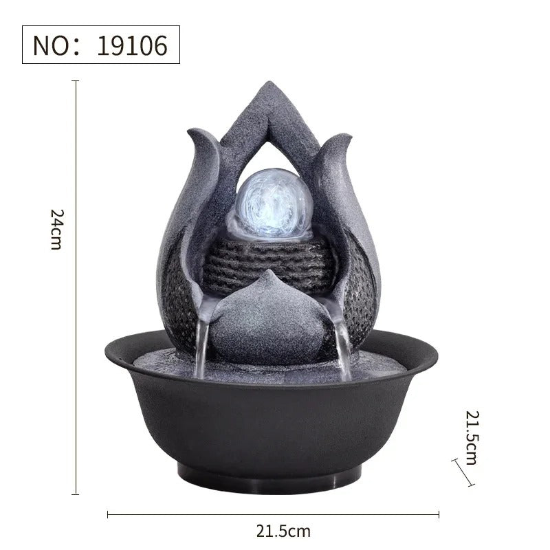 Handmade Home Decorative Fountain | Indoor Water Feature for Zen Living