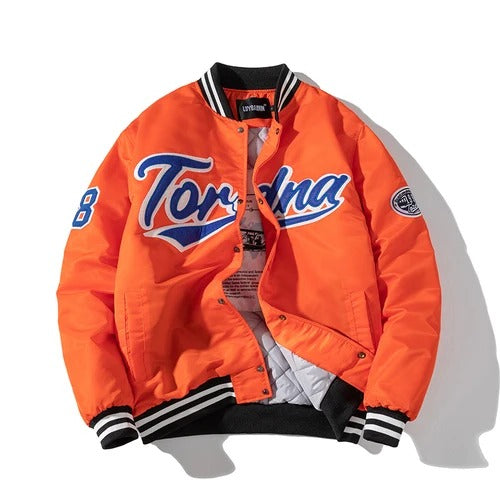 Varsity Baseball Bomber Jacket - Hip Hop Streetwear