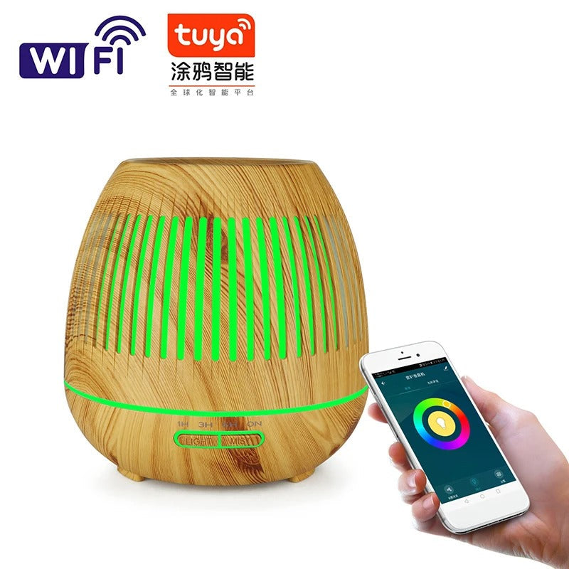 WiFi Smart 550ML Electric Aroma Diffuser & Essential Oil Air Humidifier