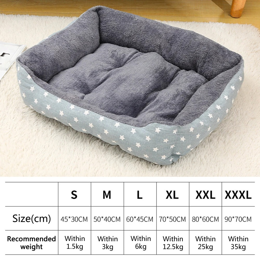 Warm Dog Bed – Cosy Plush Pet Sleeping Bed for Dogs & Cats