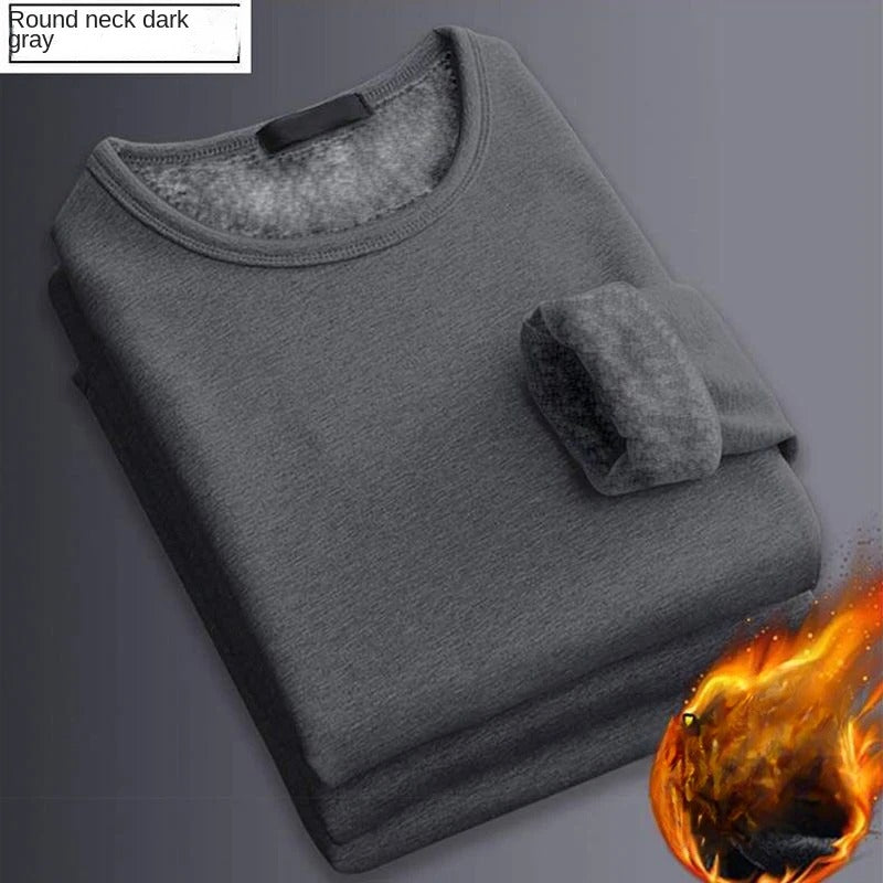 Men’s Winter Thermal Underwear T-Shirt – Long Sleeve Base Layer for Cold Weather