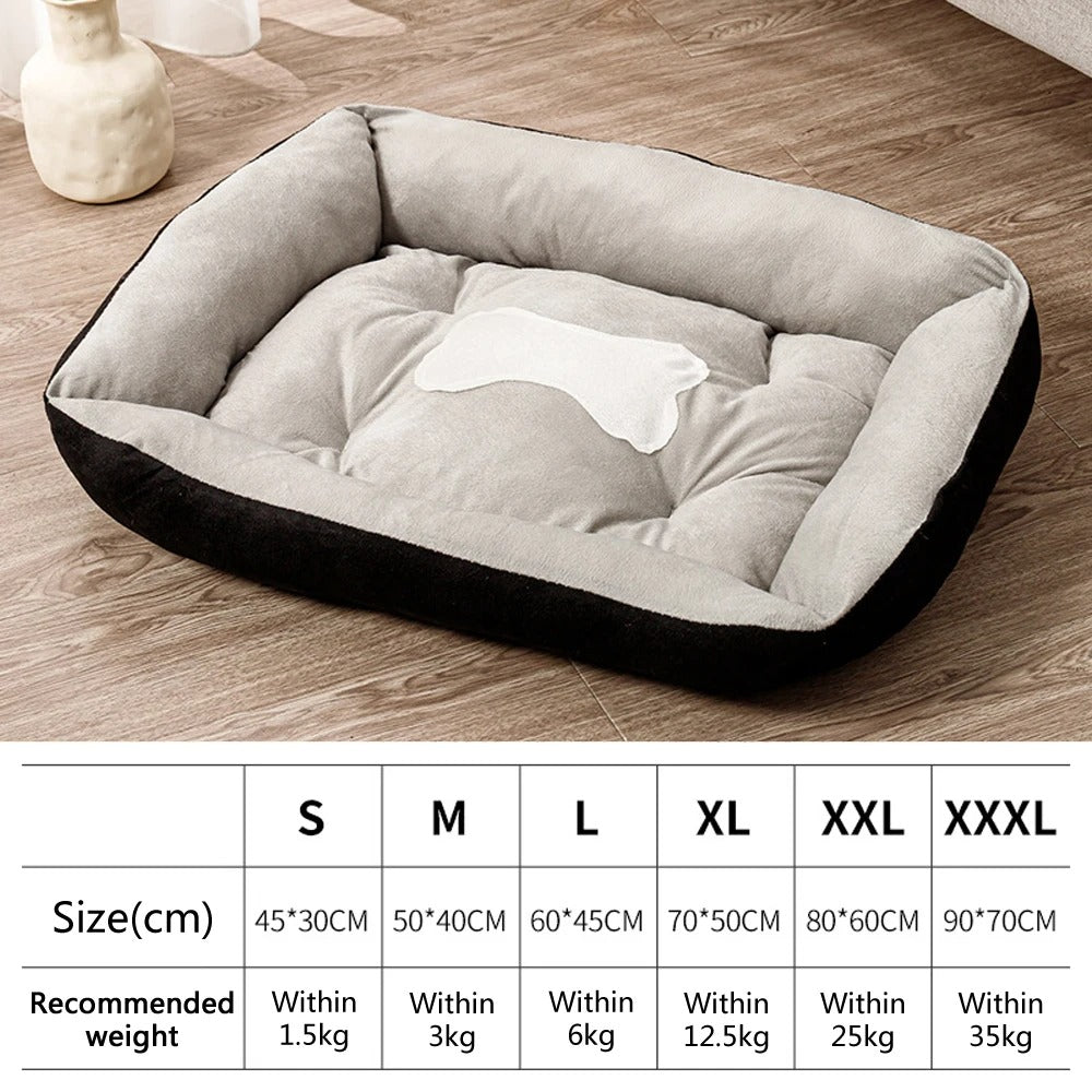 Warm Dog Bed – Cosy Plush Pet Sleeping Bed for Dogs & Cats