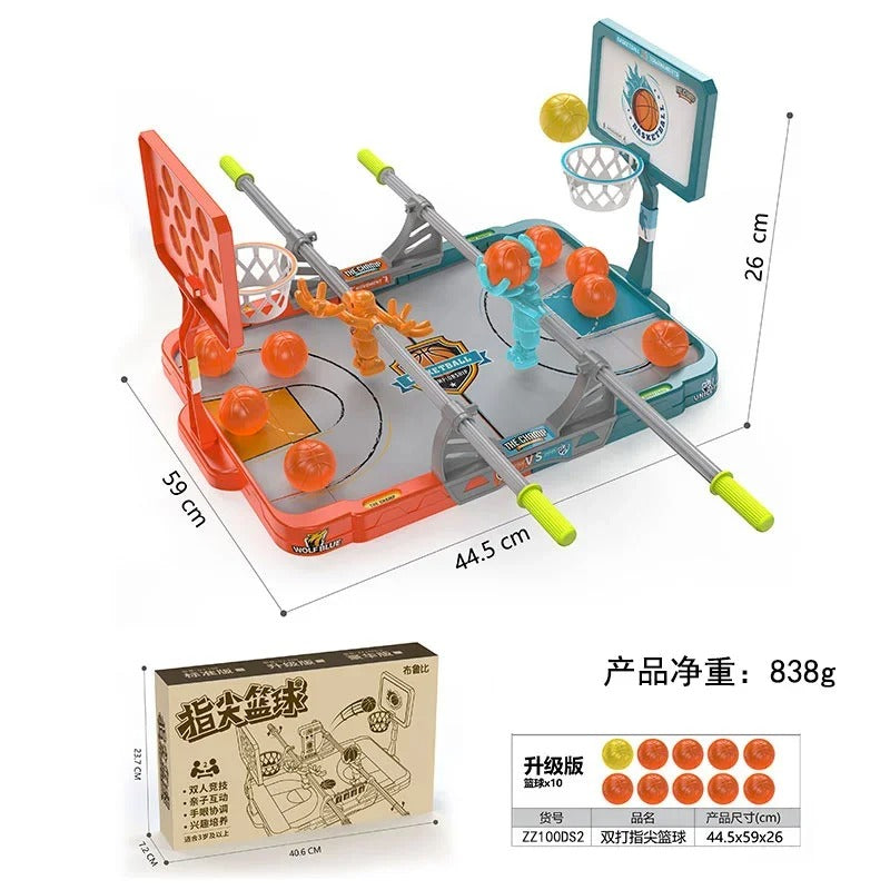 Fingertip Basketball Table Game – Mini Desktop Basketball Toy for Kids, Adults & Office Fun