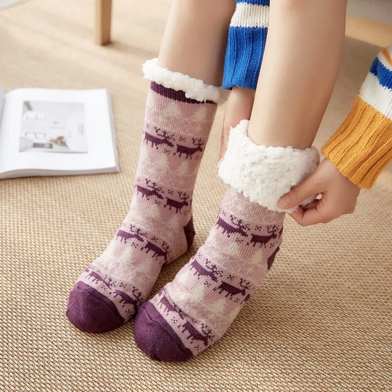 Penguin Plush Slipper Socks – Soft Non-Slip Floor Slippers Short Sock for Women & Girls