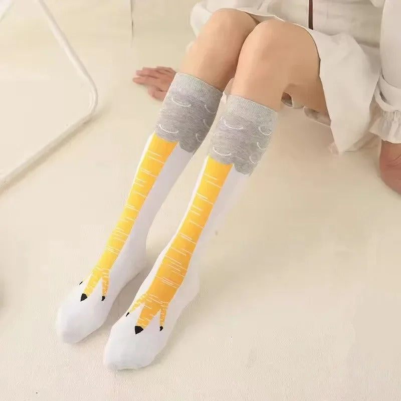 Funny 3D Chicken Socks - Novelty Animal Socks for Men & Women