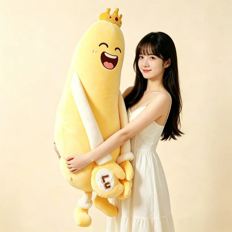 Sleep Companion Long Pillow Doll – Soft Plush Soothing Patting Toy | Leg Support Body Pillow for Adults