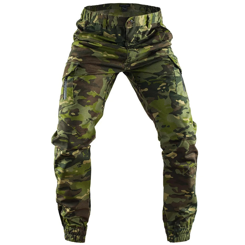 Men’s Tactical Ripstop Cargo Jogger Pants – Durable Outdoor Multi-Pocket Combat Trousers