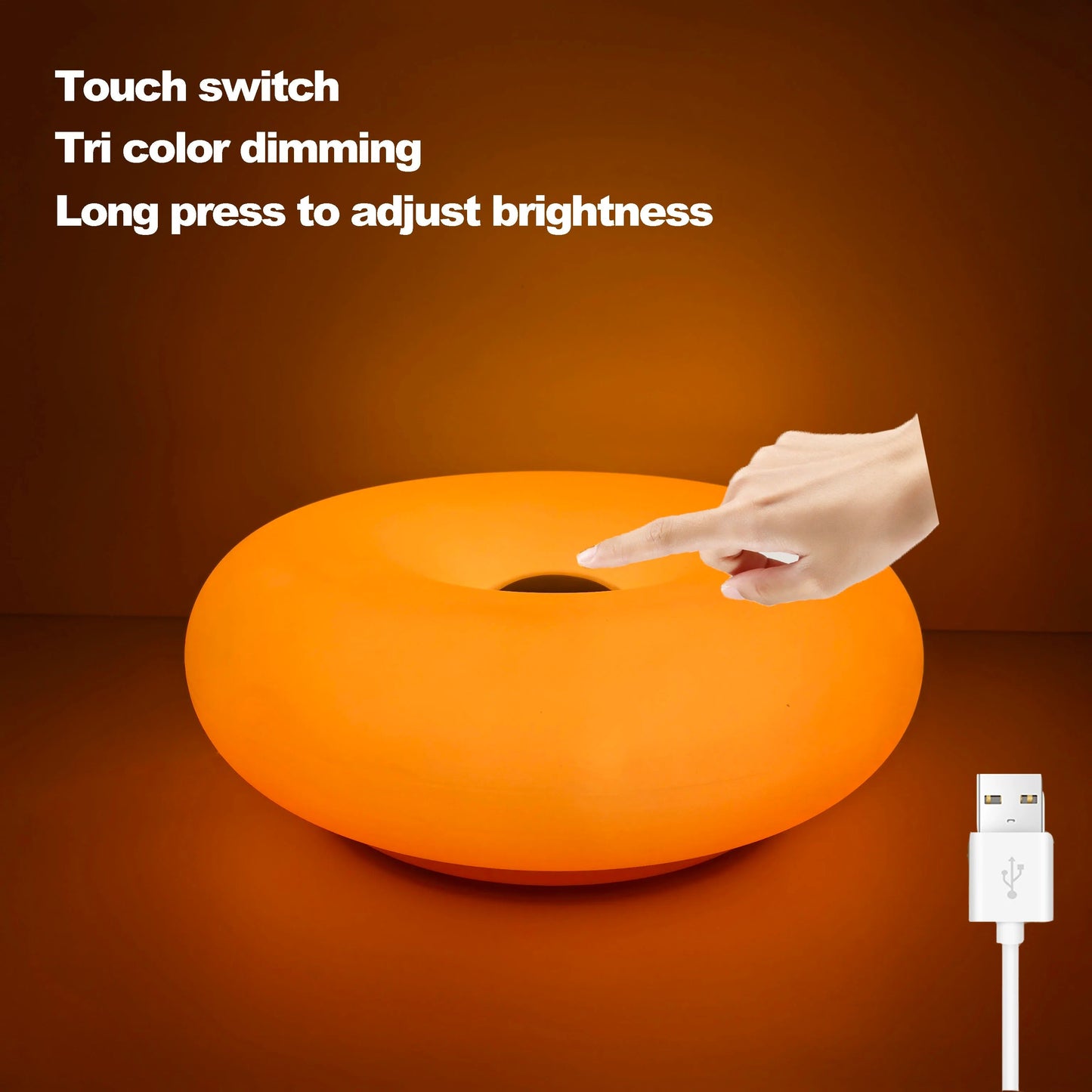 Bauhaus donut table lamp