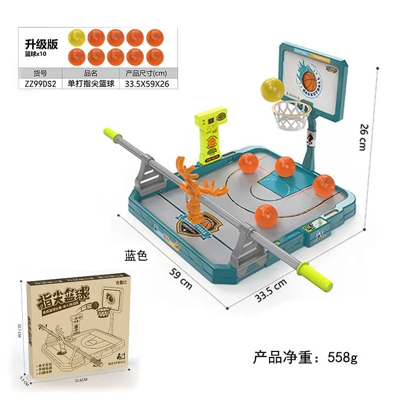 Fingertip Basketball Table Game – Mini Desktop Basketball Toy for Kids, Adults & Office Fun