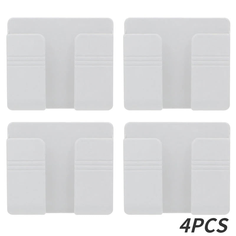 Wall Mounted Storage Box – Punch-Free Multifunction Organizer for Remote, Phone & Charger