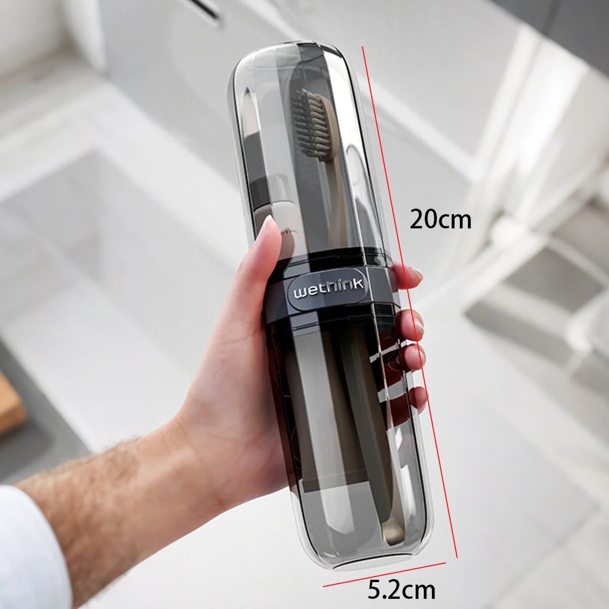 Travel Toothbrush Holder Case – Portable Hygienic Storage Box for Home, Travel & Outdoor Use - QuirkyFindsHub
