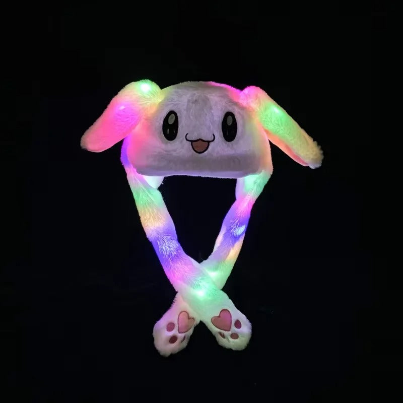 Bunny Hat With Press Paw-to-Move Ears