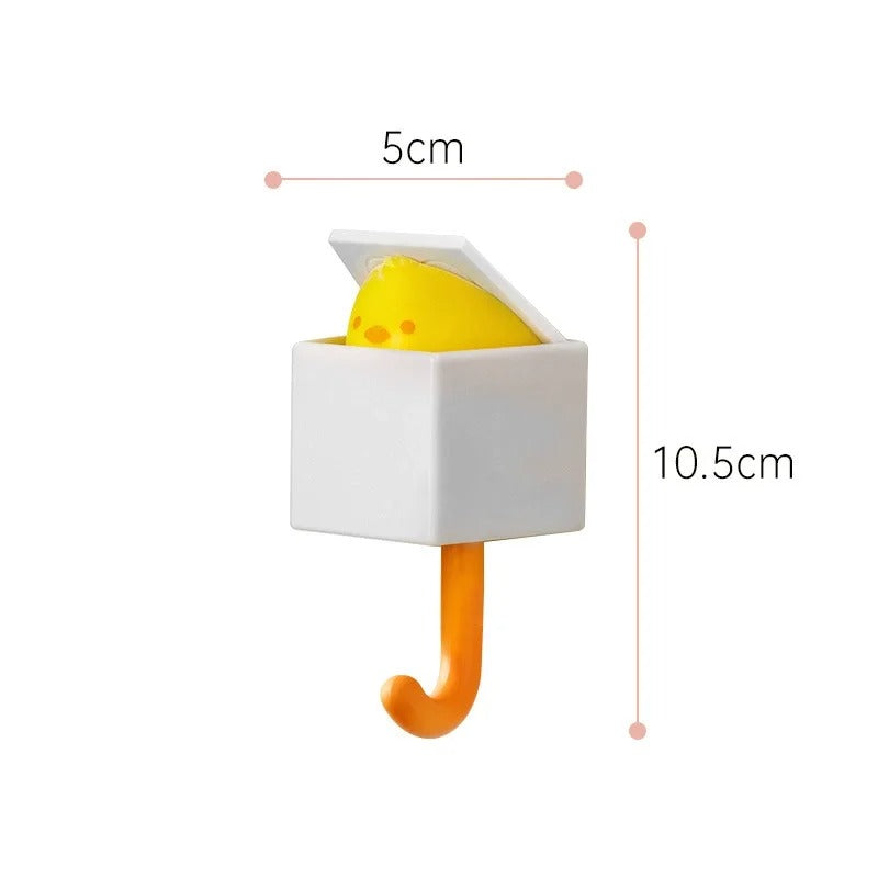 Adhesive Cartoon Cat Hooks