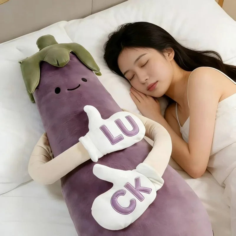 Sleep Companion Long Pillow Doll – Soft Plush Soothing Patting Toy | Leg Support Body Pillow for Adults