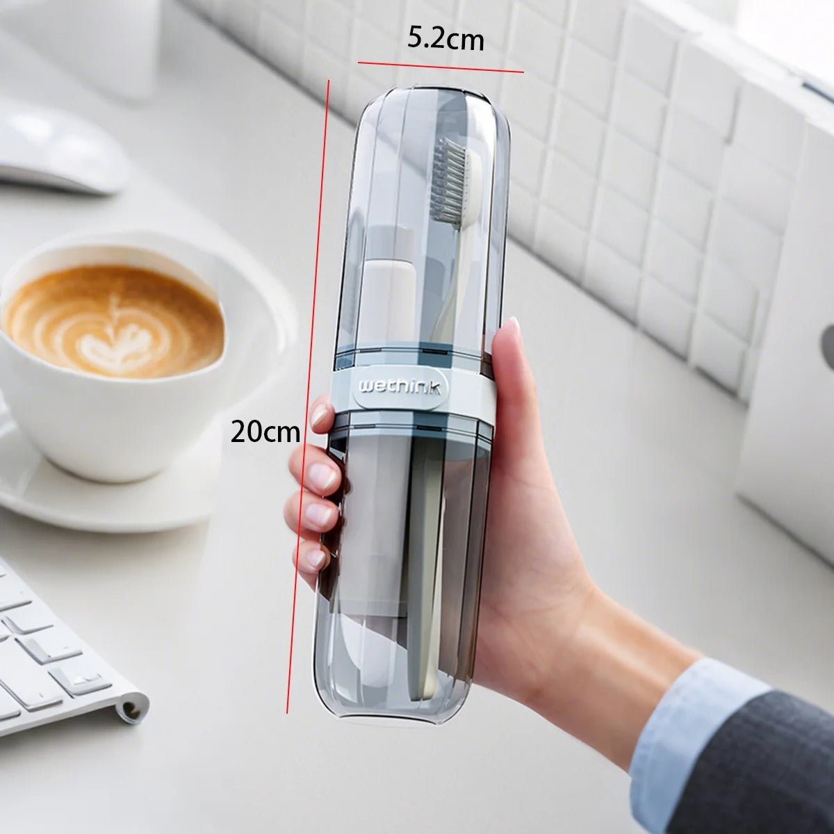 Travel Toothbrush Holder Case – Portable Hygienic Storage Box for Home, Travel & Outdoor Use - QuirkyFindsHub