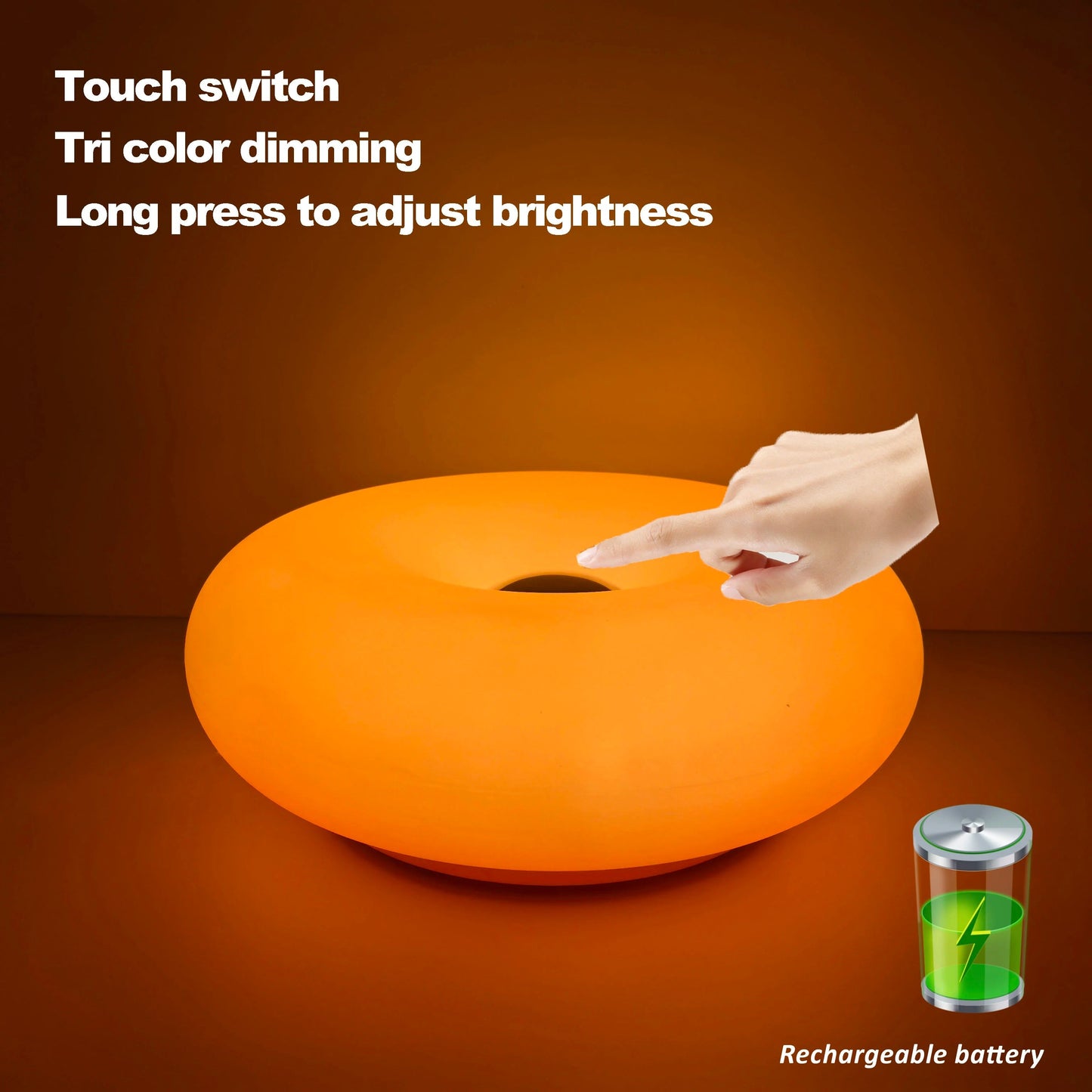 Bauhaus donut table lamp