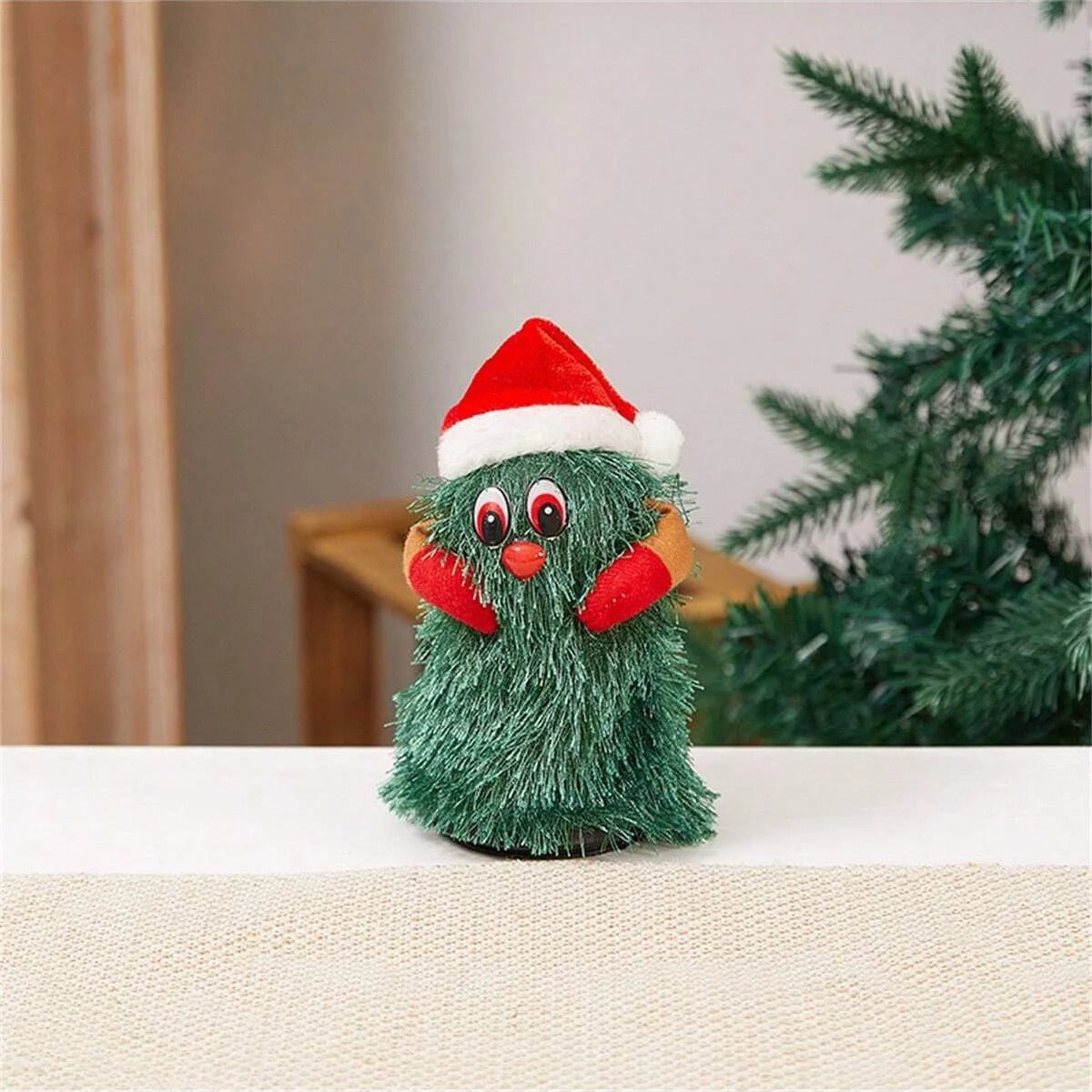 Swinging Belly and Feet Musical Climbing Santa Dancing