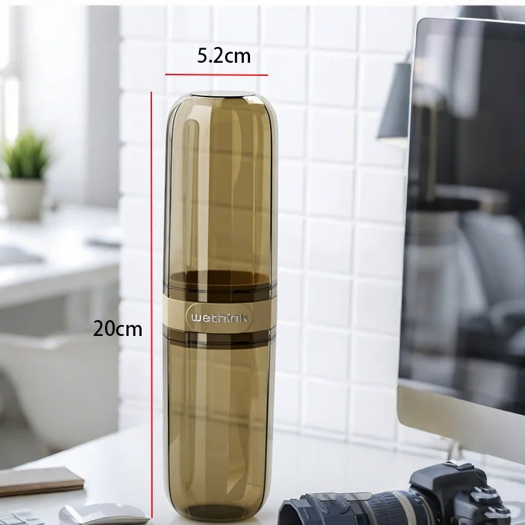 Travel Toothbrush Holder Case – Portable Hygienic Storage Box for Home, Travel & Outdoor Use - QuirkyFindsHub