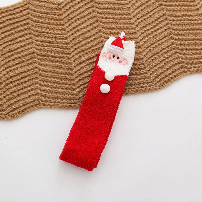 Women & Girls Knee Length Coral Fleece Warm Socks