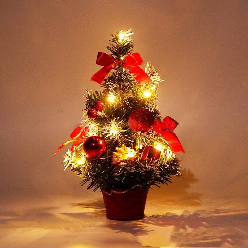 Mini Christmas Tree – 20cm, 30cm & 40cm Artificial Tabletop Xmas Tree for Home, Office & Desk Decoration