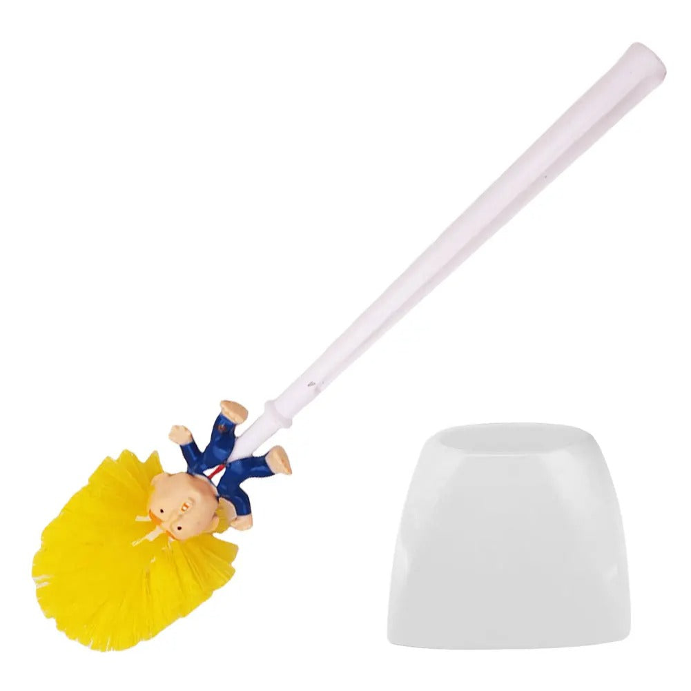 Funny Toilet Cleaning Brush Novelty Donald Bathroom